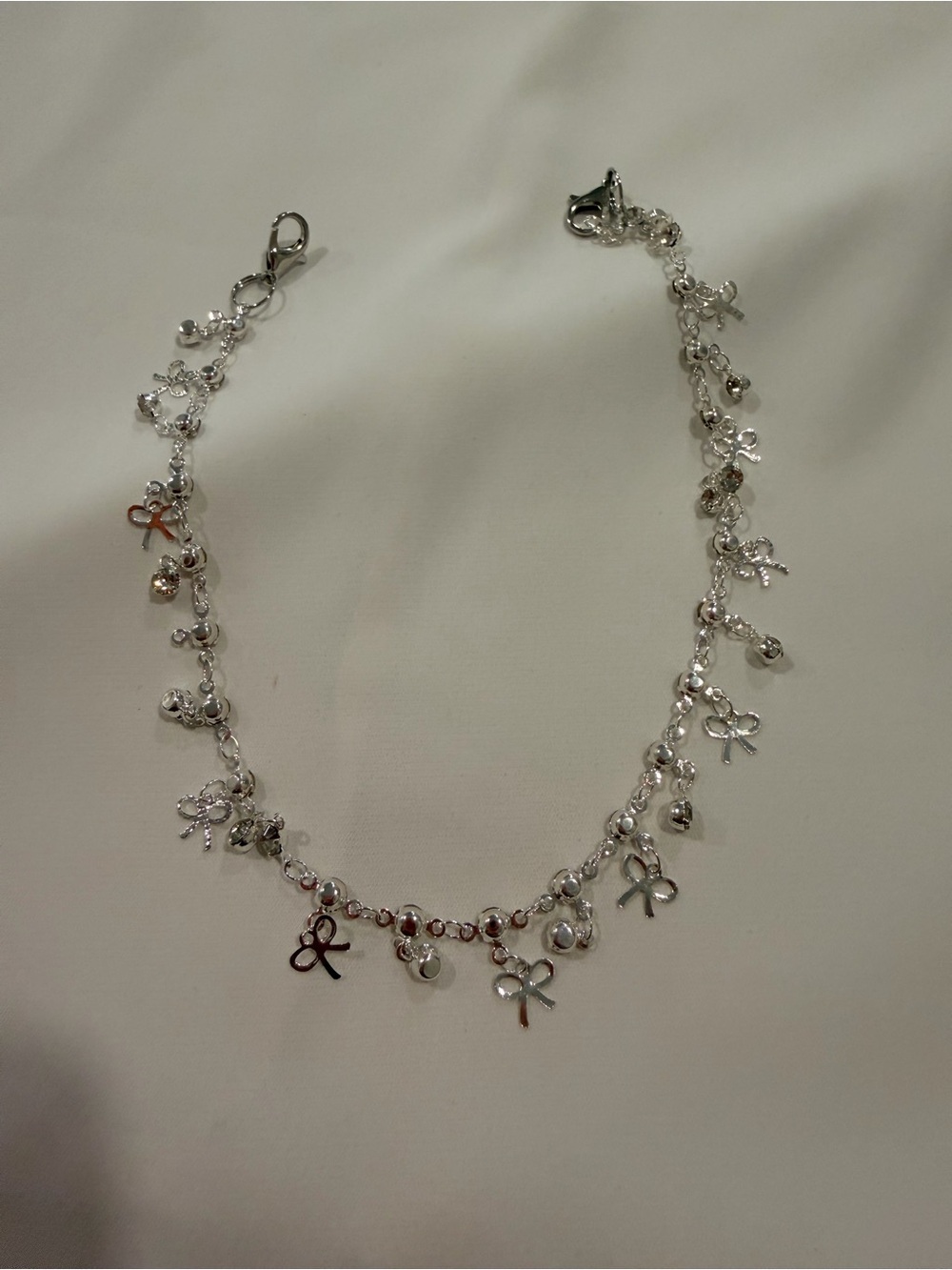 Light Blue Pearl and Rhinestone Embellished Shoe charms - Picture 7 of 9